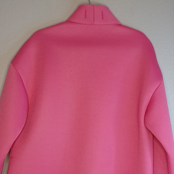 Margot Paris Hot Pink Sz M Button Down Front Jacket - Picture 7 of 12